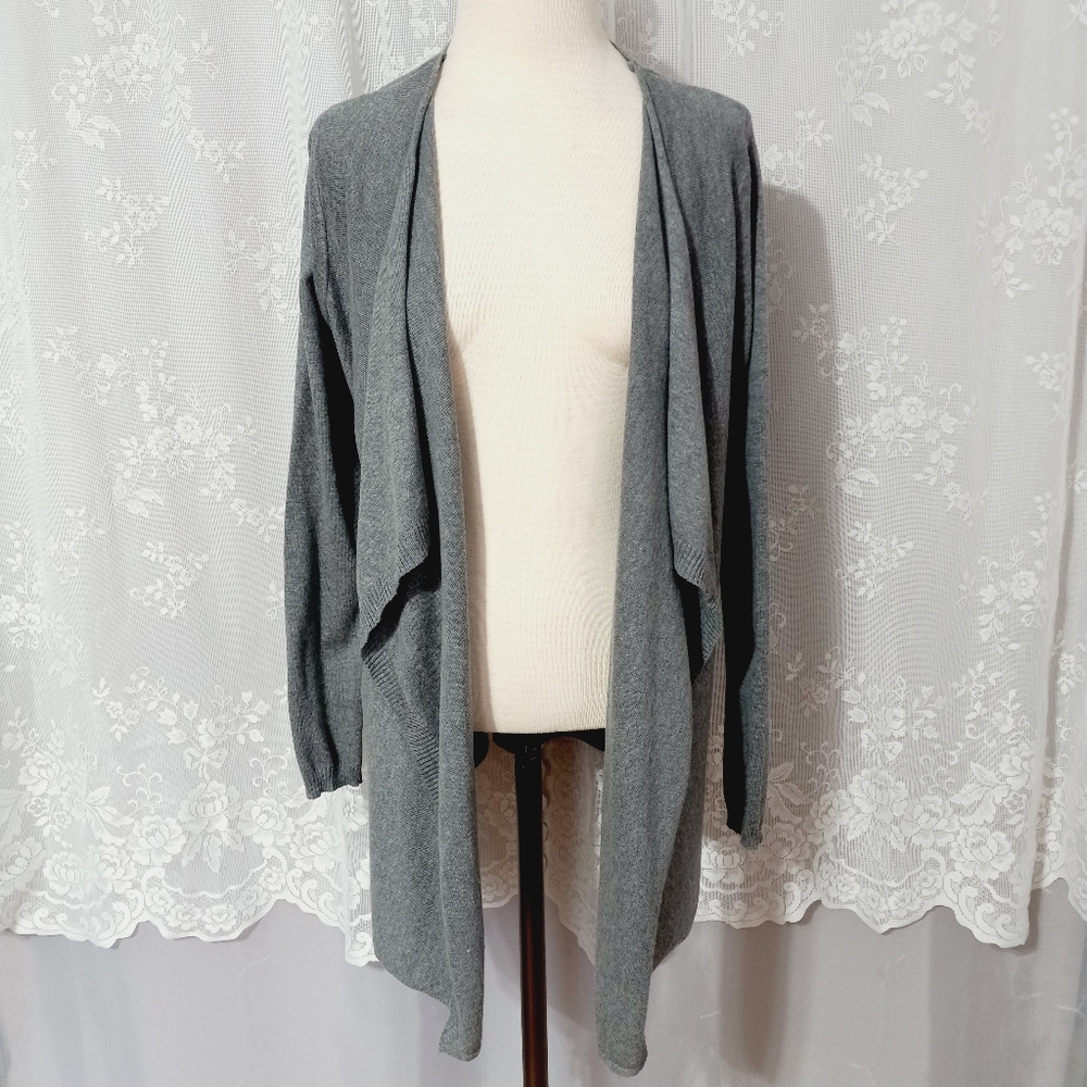 a.n.a  Petite Long Sleeve Open Front Cardigan Sweater